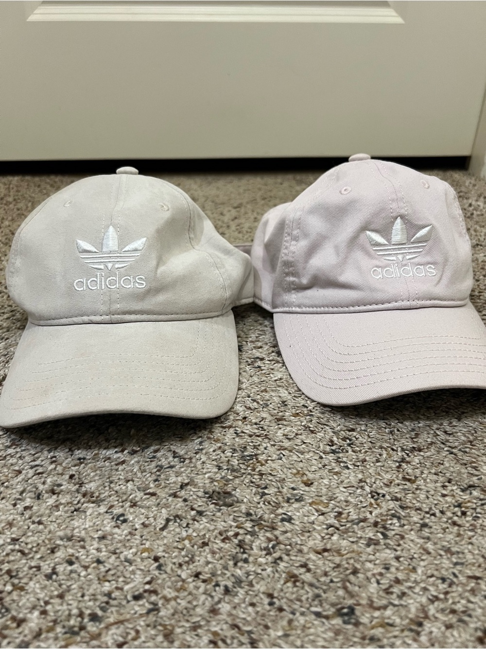 adidas Trefoil Cap Duo - Beige and Pale Pink